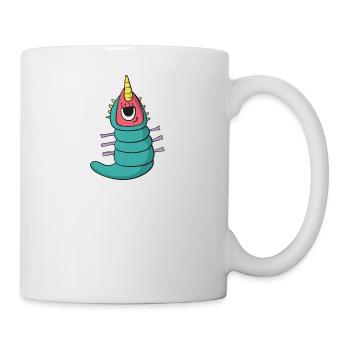 Einhorn Monster Geschenk Horror Halloween Fantasie - Tasse - Weiß - Rechts