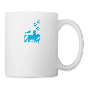 Technicien vétérinaire - Mug blanc - blanc - Droite