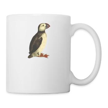 Papageientaucher - Tasse - Weiß - Rechts