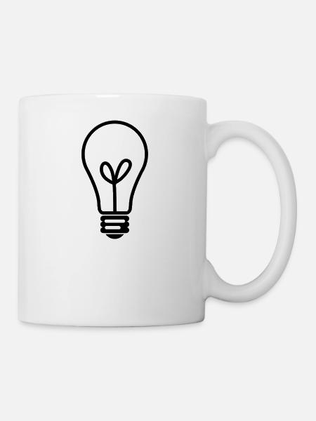 ampoule ampoule Ampoules lamp12 - Mug blanc - blanc