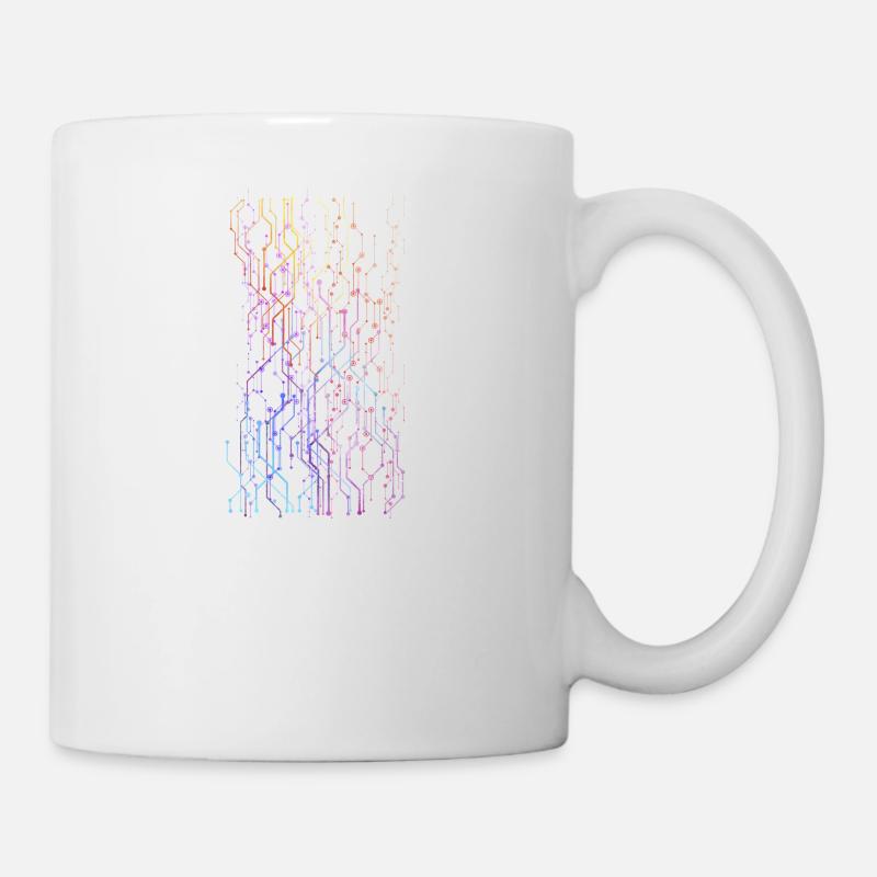 Geometrik Grafik - Tasse - Weiß
