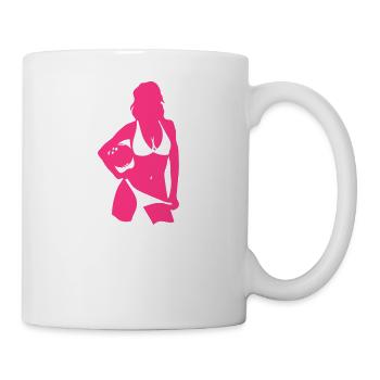 bowling sexy girl girl tochter hija fig - Mug - white - Right