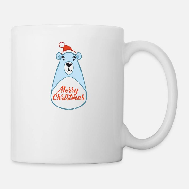 Orso di Natale - Tazza - bianco