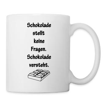 schokolade - Tasse - Weiß - Rechts