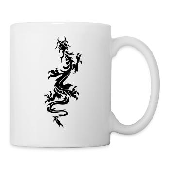 chinese dragon tribal - Tasse - Weiß - Rechts