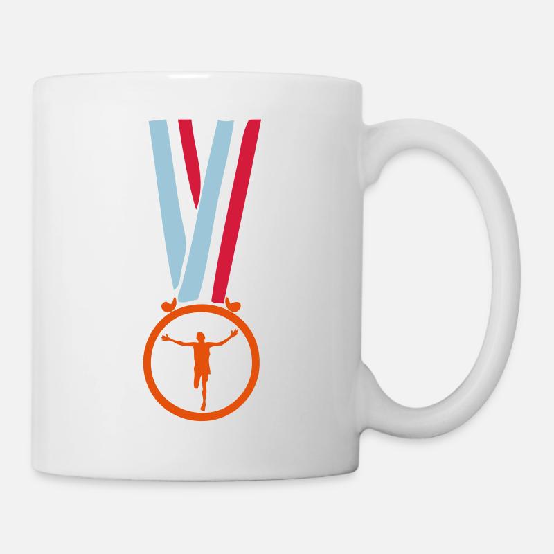 champion marathon medal - Mug - white