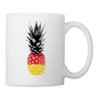 Germany, pineapple, flag, world cup, football - Mug - white - Right