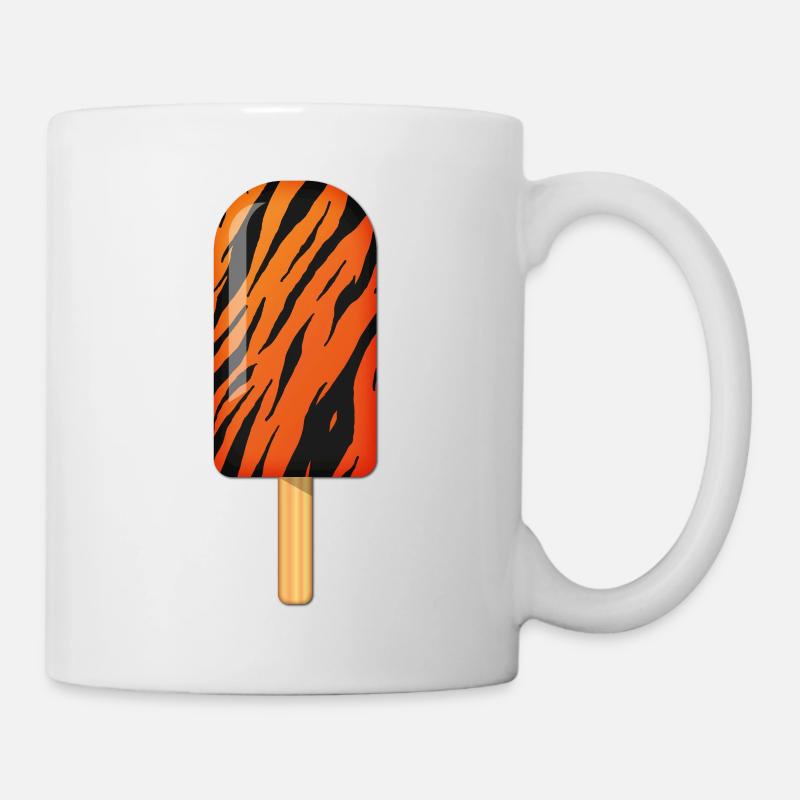 Eis Tiger - Tasse - Weiß