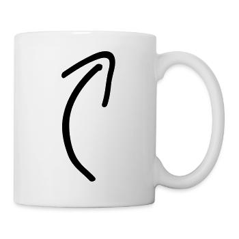 arrow____f1 - Mug blanc - blanc - Droite