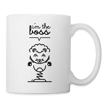 Nachricht des Löwen - Tasse - Weiß - Rechts