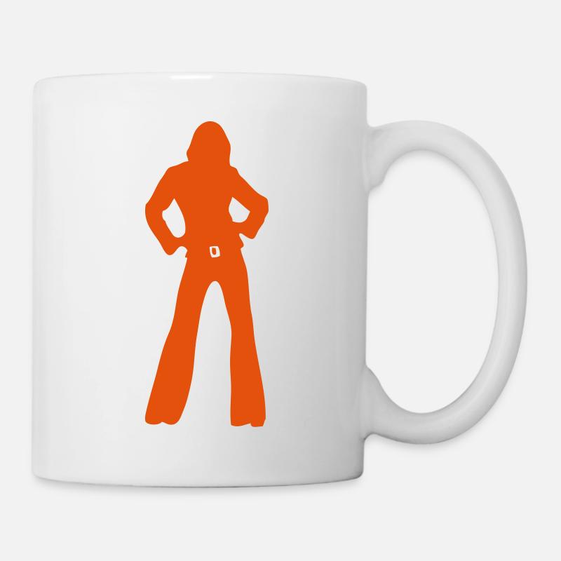 70 years years9 seventies disco peace - Mug - white