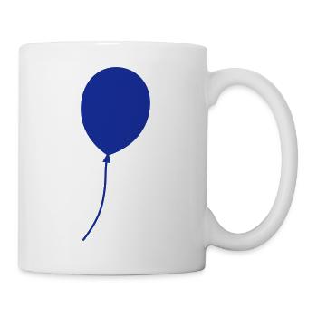 Luftballon - Tasse - Weiß - Rechts