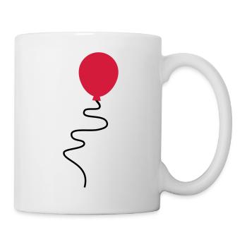 Ballon - Tasse - Weiß - Rechts