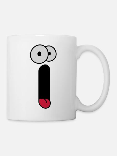 Scream Face - Tasse - Weiß