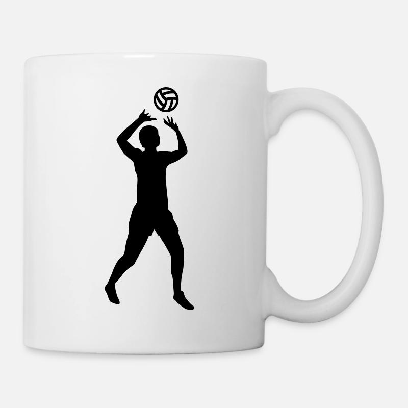 Volley-ball - Mug blanc - blanc