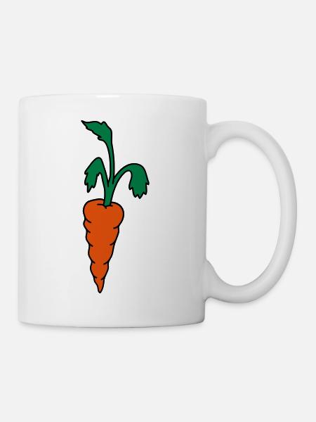 Karotte Möhre - Tasse - Weiß