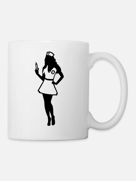 Infirmière - Mug blanc - blanc