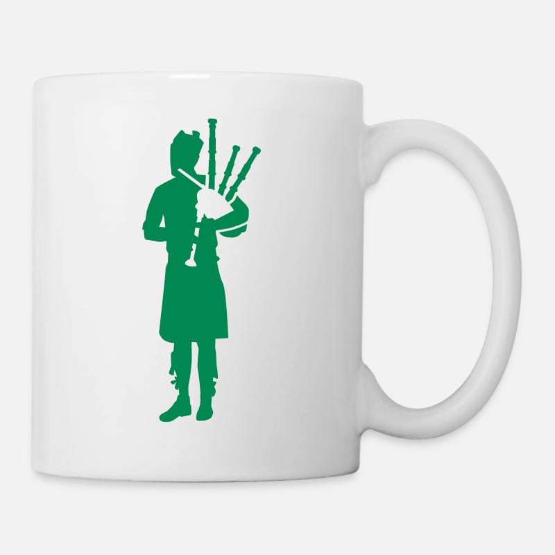 Dudelsack - Tasse - Weiß