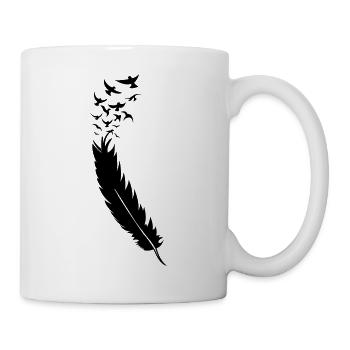 fly_away - Tasse - Weiß - Rechts