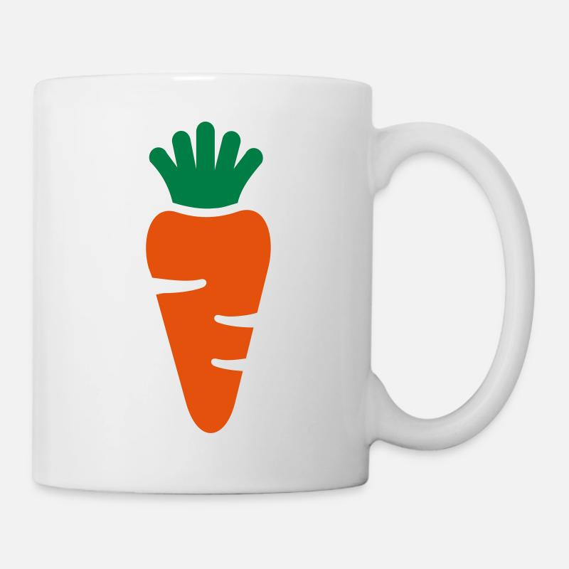 Möhre - Tasse - Weiß