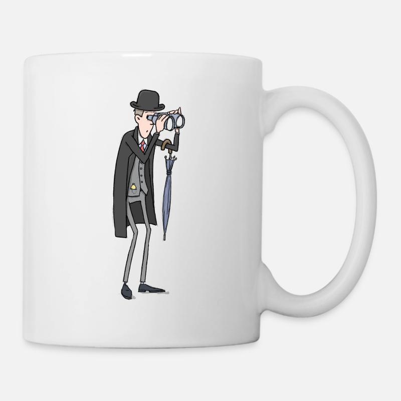 Englischer Geschäftsmann - Tasse - Weiß