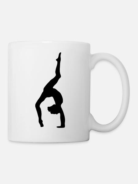 Kunstturnen Bodenturnen Fitness Sport Gymnastic - Tasse - Weiß