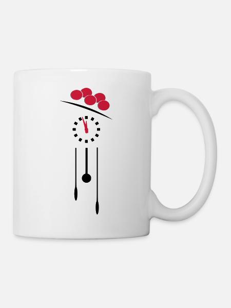 Cuckoo clock - Mug - white