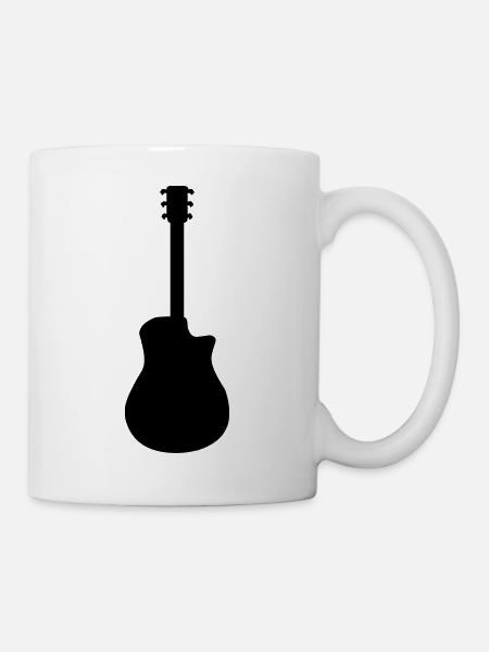 gitarre - Tasse - Weiß