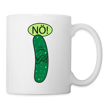 Saure Gurke (b) - Tasse - Weiß - Rechts