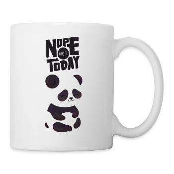 Nope Not Today - Cute Panda - Mug - white - Right