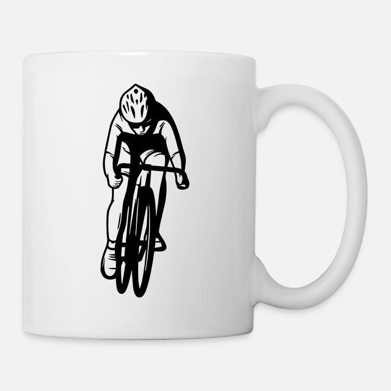 Rennrad Design - Tasse - Weiß