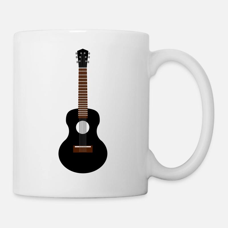 Gitarre - Tasse - Weiß