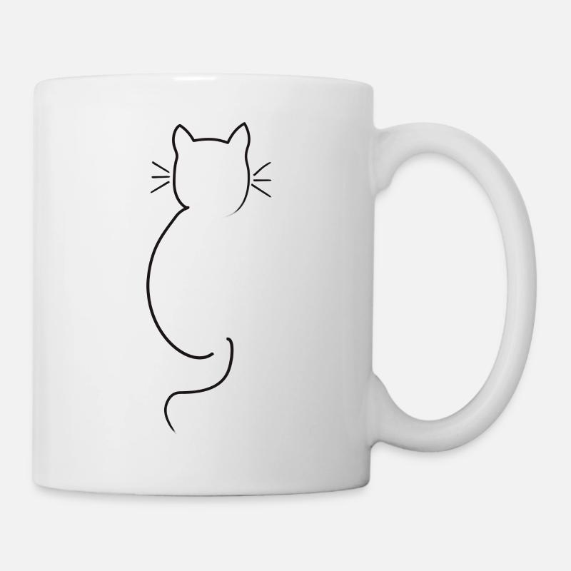 Katzenfreunde - Tasse - Weiß