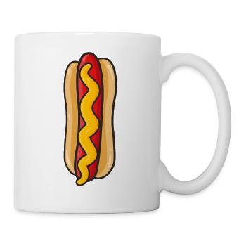 Hotdog - Tasse - Weiß - Rechts