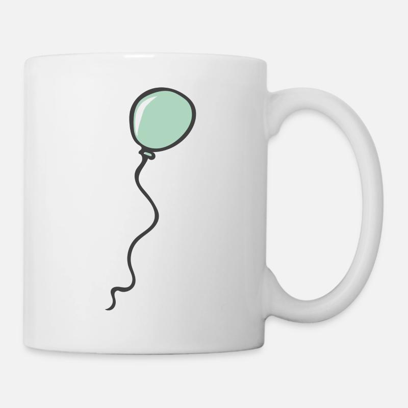 Luftballon - Tasse - Weiß
