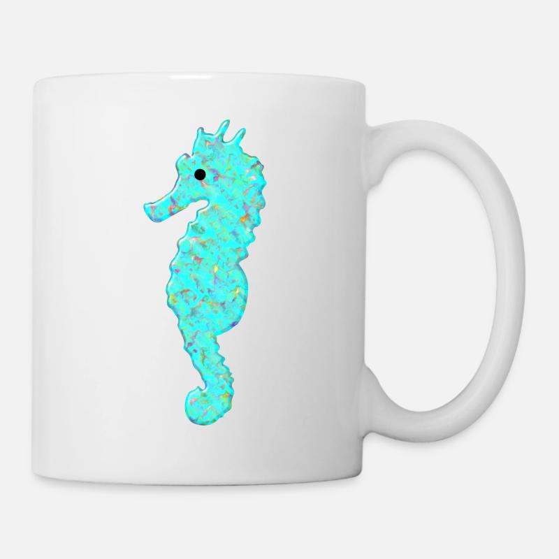 Seepferd, Seepferdchen, - Tasse - Weiß