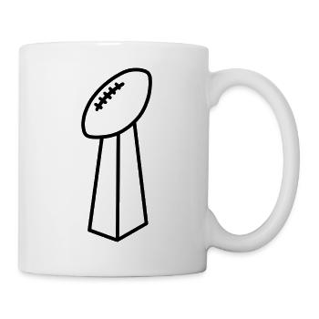 Football American Football - Tasse - Weiß - Rechts