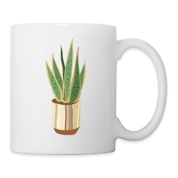 Pflanze Botaniker Gärtner Shirt - Tasse - Weiß - Rechts