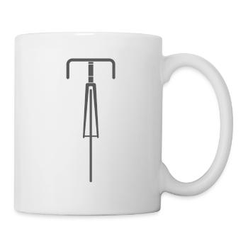 Fahrrad Fixie Radsport Radfahren Radler - Tasse - Weiß - Rechts