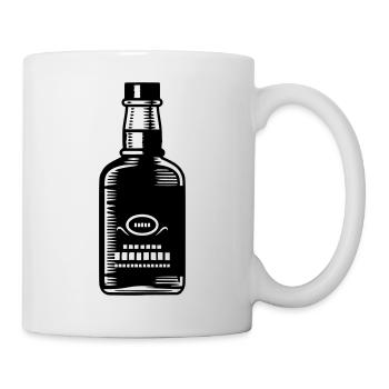 Bouteille - Mug blanc - blanc - Droite