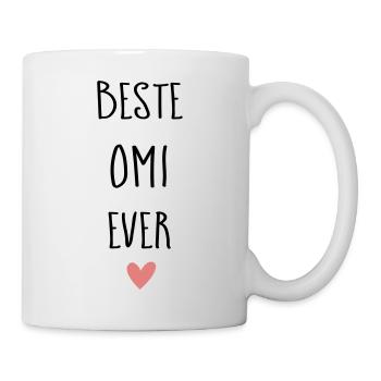 Beste Omi personalisierbar! - Tasse - Weiß - Rechts