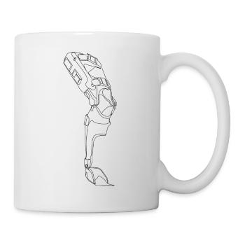 Orthese minimalistisch (gOT it!) - Tasse - Weiß - Rechts