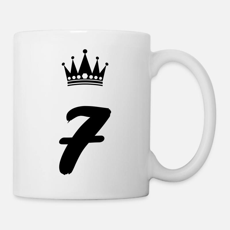 7 Couronne - Mug blanc - blanc