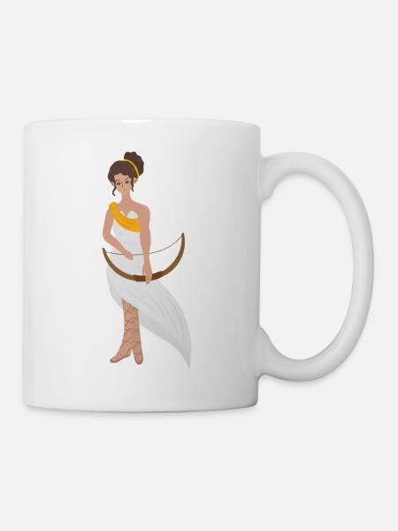 Artemis Göttin - Tasse - Weiß