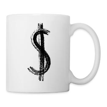 Dollar - Mug blanc - blanc - Droite