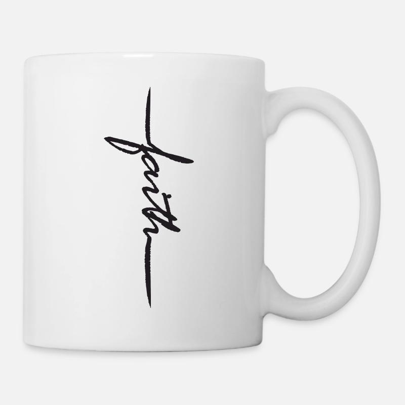 Faith - Tasse - Weiß
