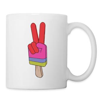 Popsicles Peace Sign Peace - Mug - white - Right
