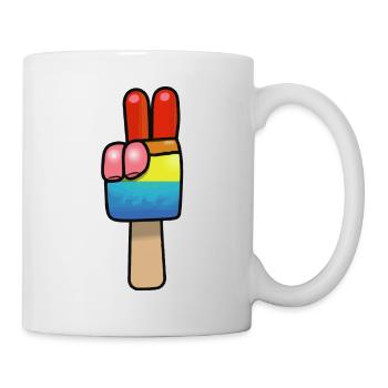 Popsicles Peace Sign Peace - Mug - white - Right