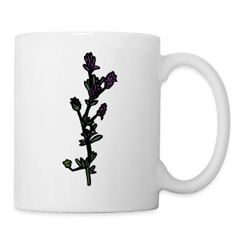 Lucerne Agriculture Organic Funny Gift Flowers - Mug - white - Right