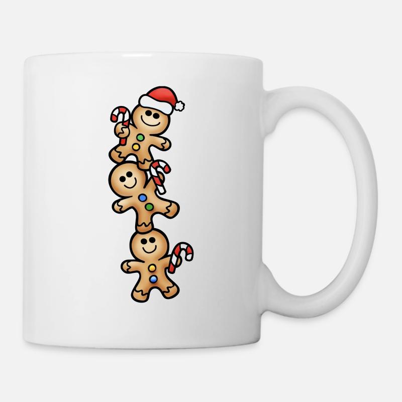 Pain d'épice de Noel 3 frères - Mug blanc - blanc